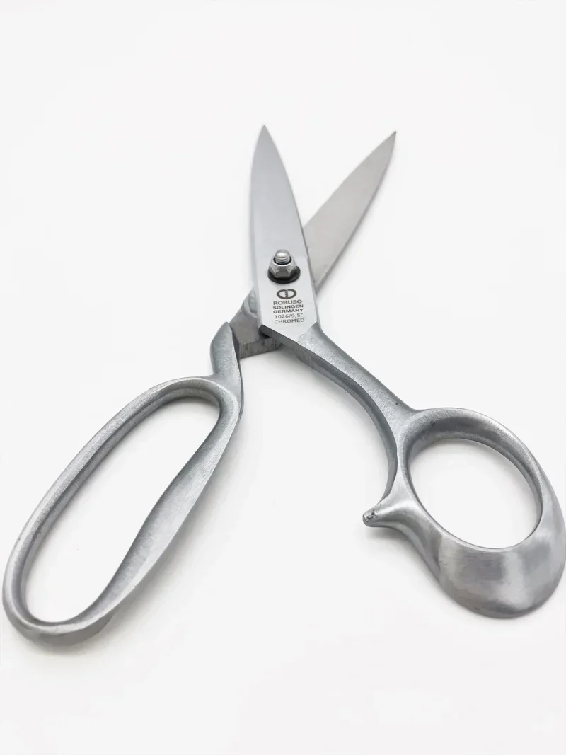 ROBUSO Ciseaux de laminage, chromés 9,5" ROBUSO Ciseaux de laminage, chromés 9,5"