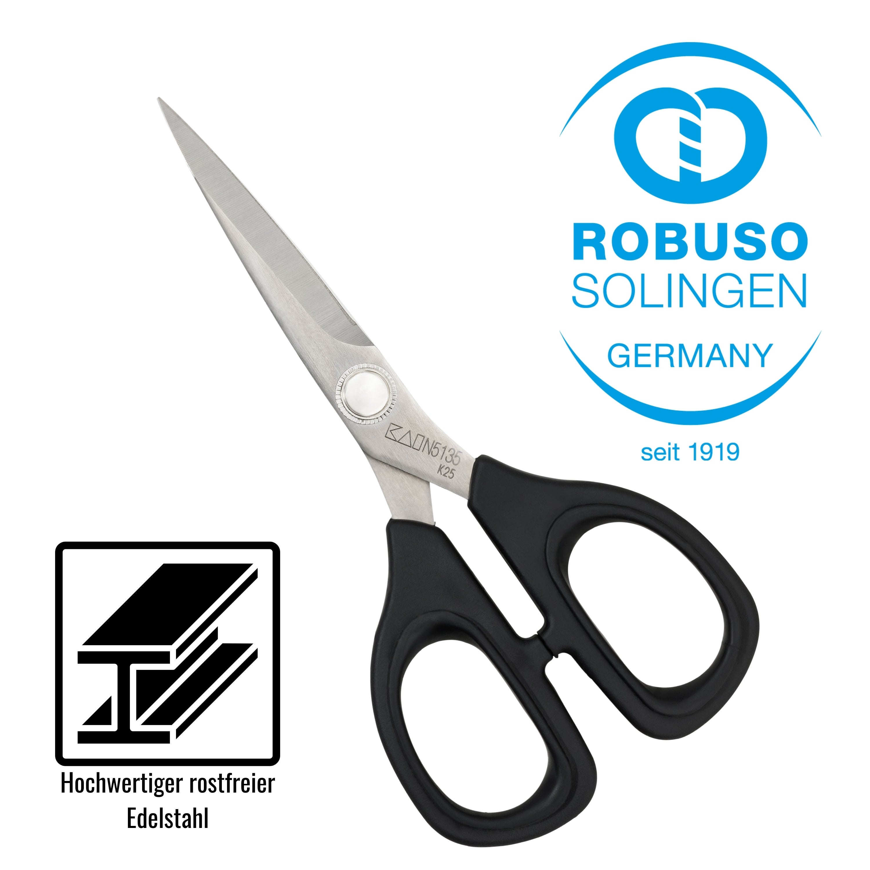 KAI Tesoura de Costura, aço inoxidável 5"