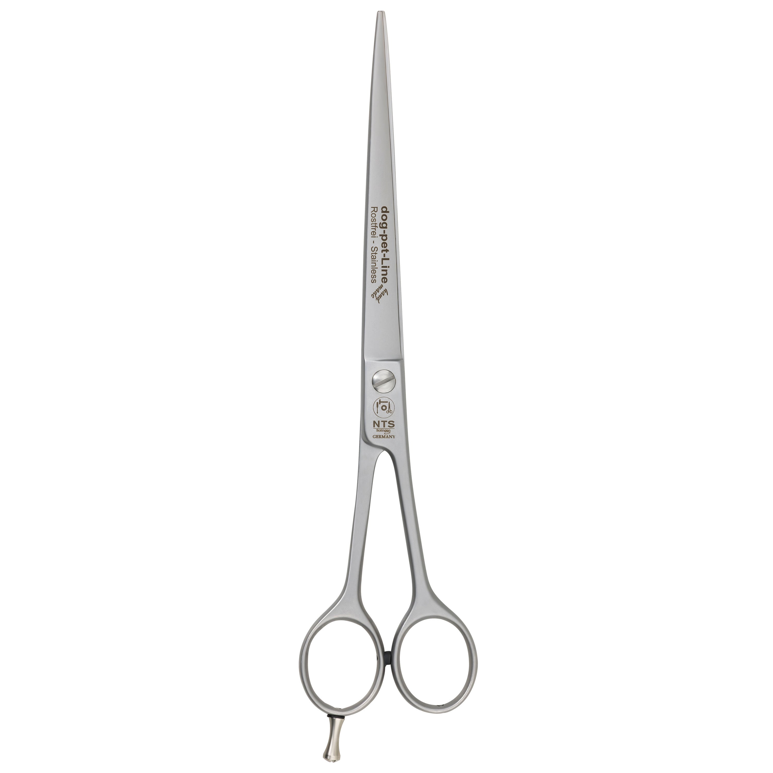 NTS Hundeschere mit gebogenen Schneiden 9"