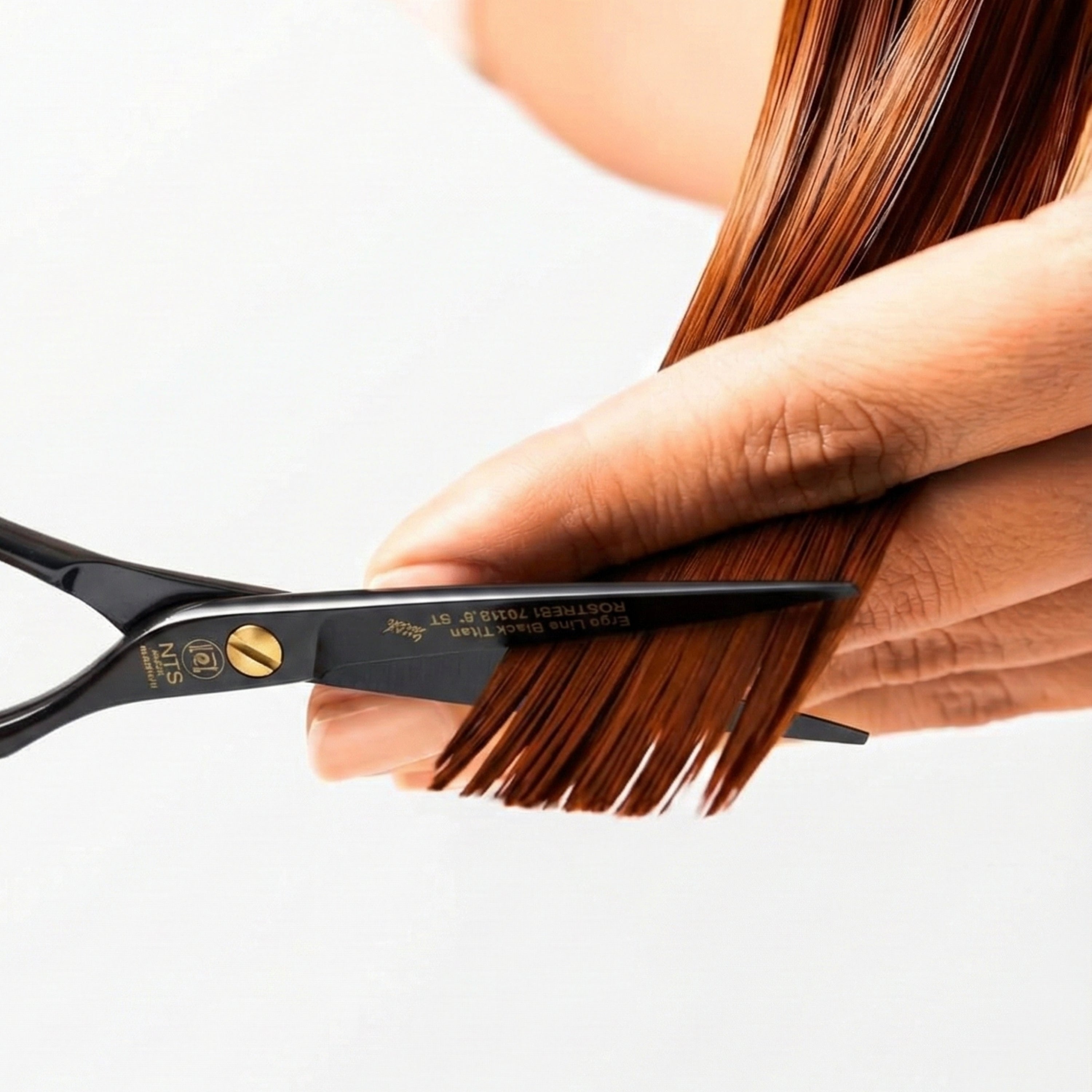 NTS Tijera de peluquería Ergo Line Black Titan, tamaño 5.5" NTS Tijera de peluquería Ergo Line Black Titan, tamaño 5.5"