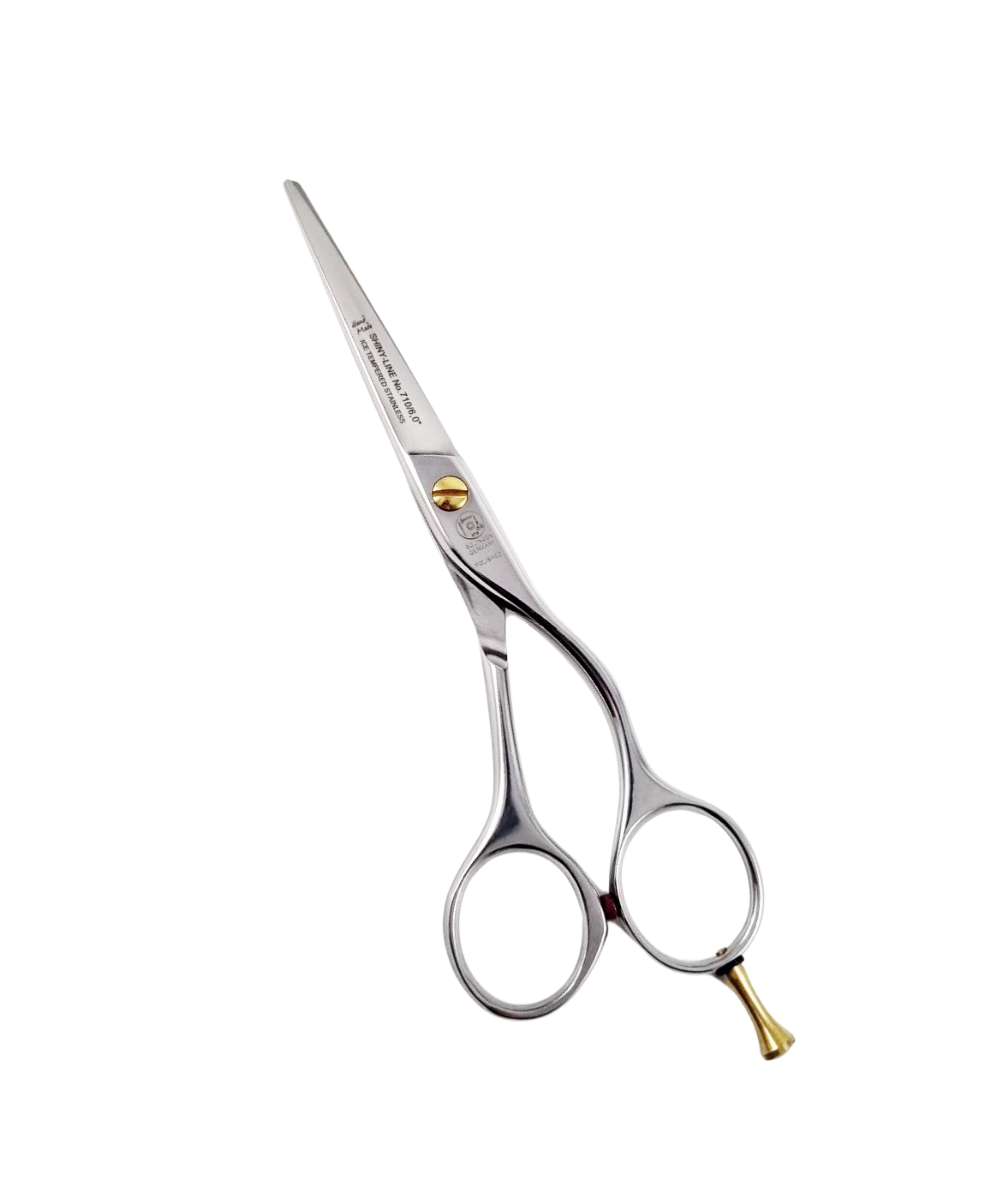 NTS Tijeras de peluquería Ergo Shiny Line 710-6.0 Tamaño – 6,0 pulgadas – 15,2 cm