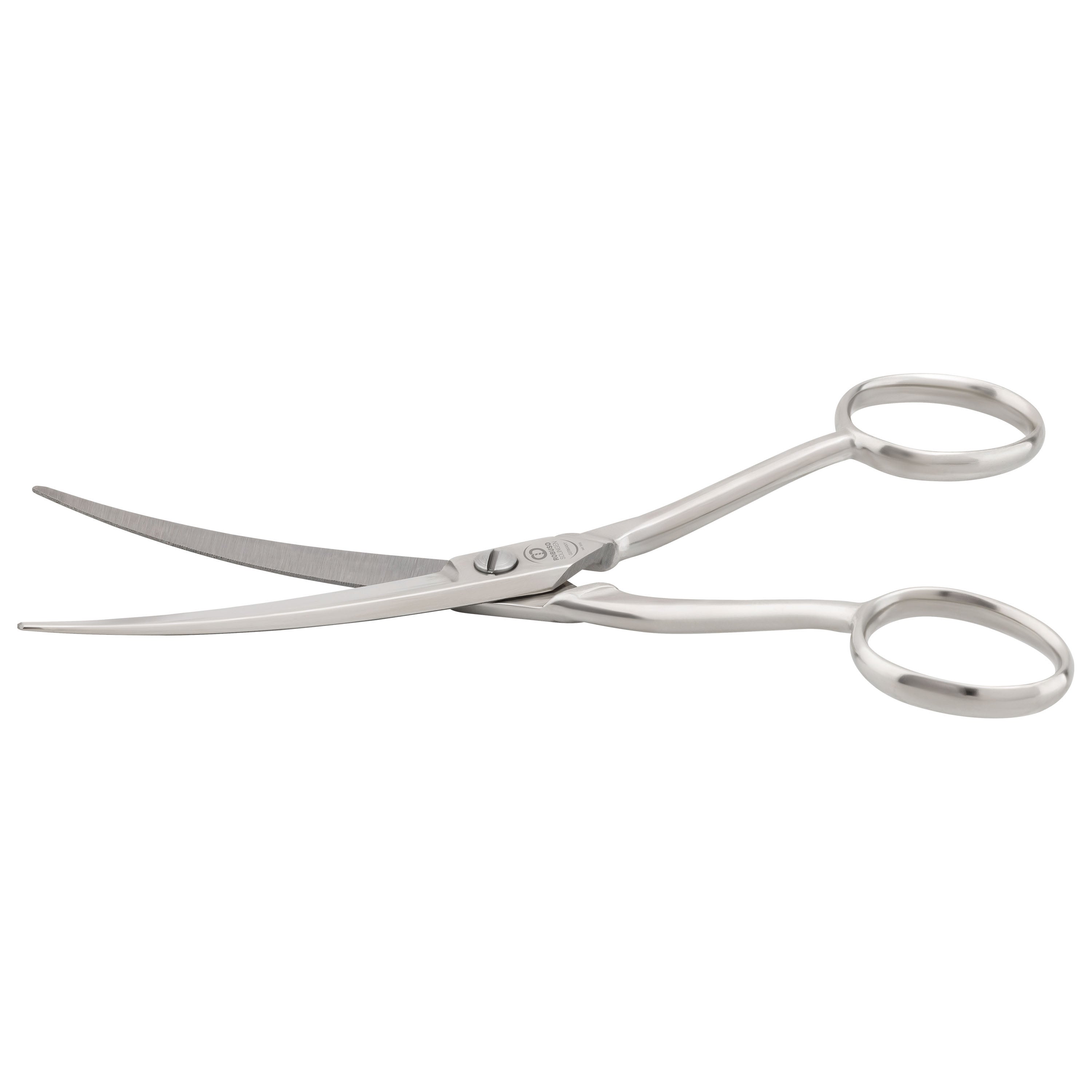 ROBUSO Mold Making Scissors, Curved + Offset 6"