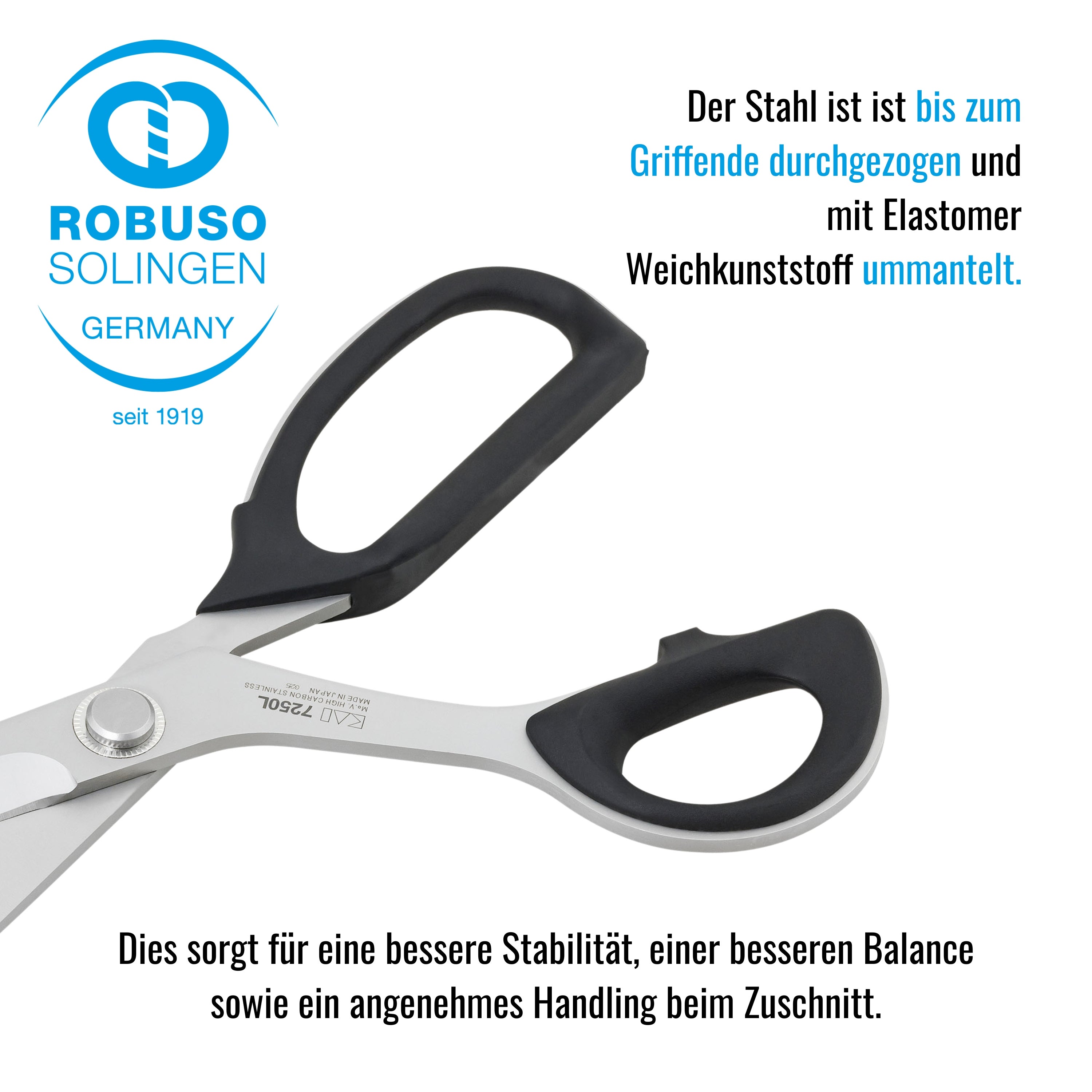 KAI Tijeras de sastre para zurdos, acero inoxidable 9,5"