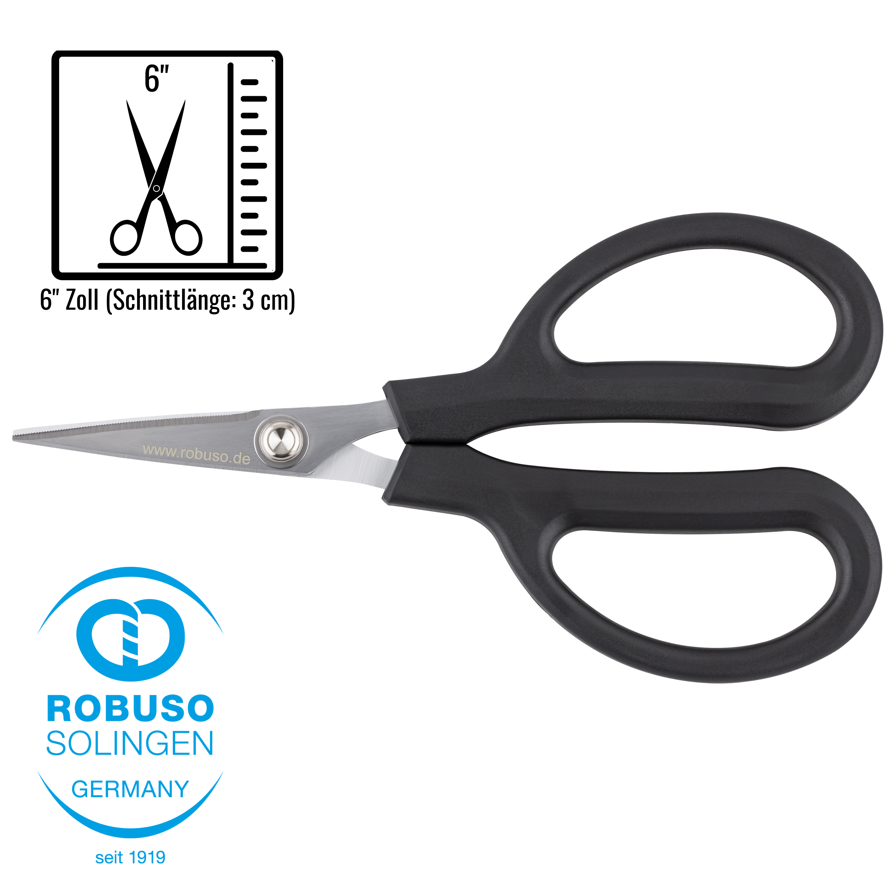 PELLORO Tesoura de Tecelão para Aramida / Tesoura de Splice 6"