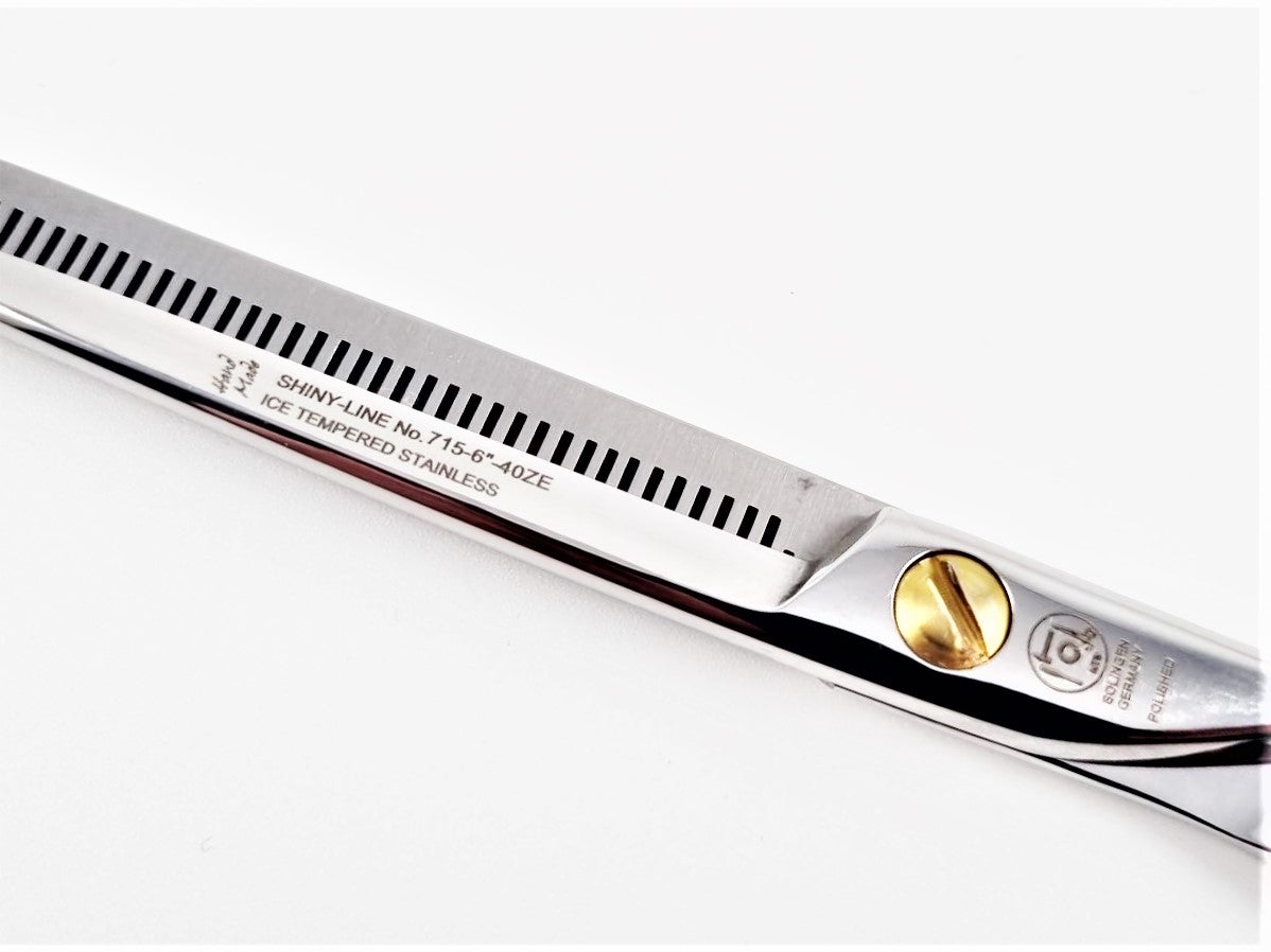 NTS Tijera de entresacar Ergo Shiny Line pulida 715-6.0 Tamaño – 6.0 pulgadas – 15,2 cm NTS Tijera de entresacar Ergo Shiny Line pulida 715-6.0 Tamaño – 6.0 pulgadas – 15,2 cm