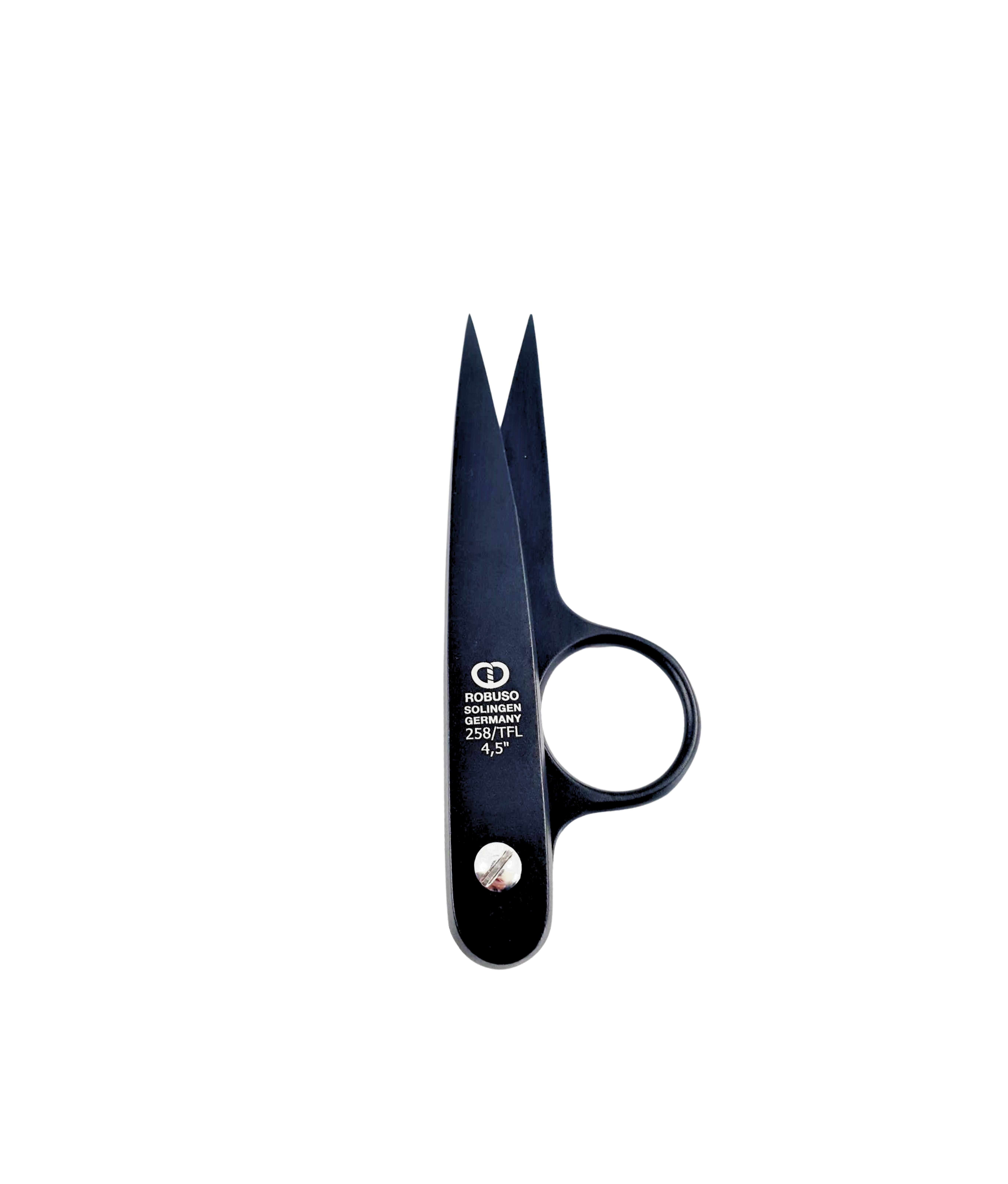 ROBUSO Single-Ring Weaver's Shears, Teflon-Coated 4.5" ROBUSO Single-Ring Weaver's Shears, Teflon-Coated 4.5"