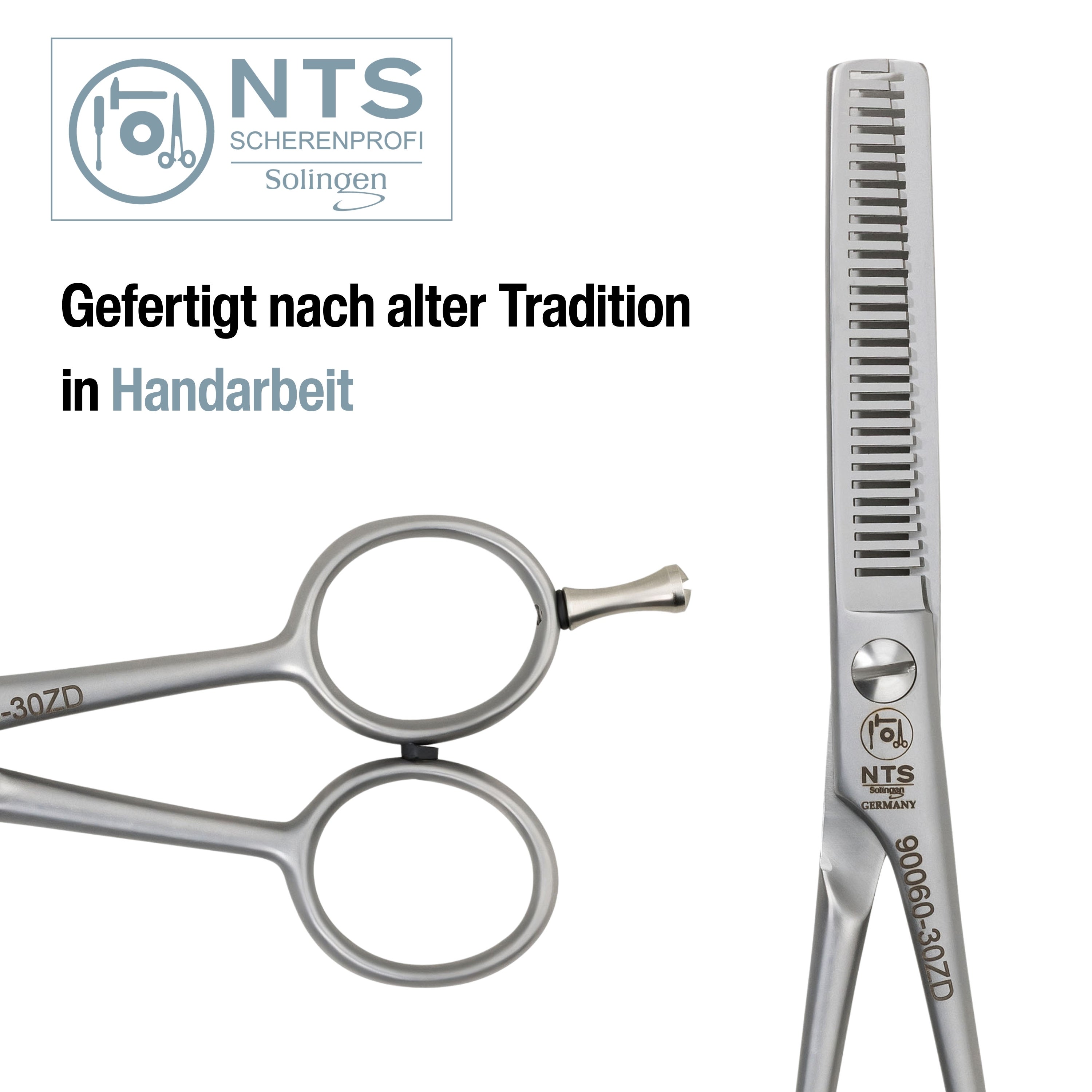 NTS Hunde-Effilierschere dog-Pet-Line satiniert 6" 30ZD