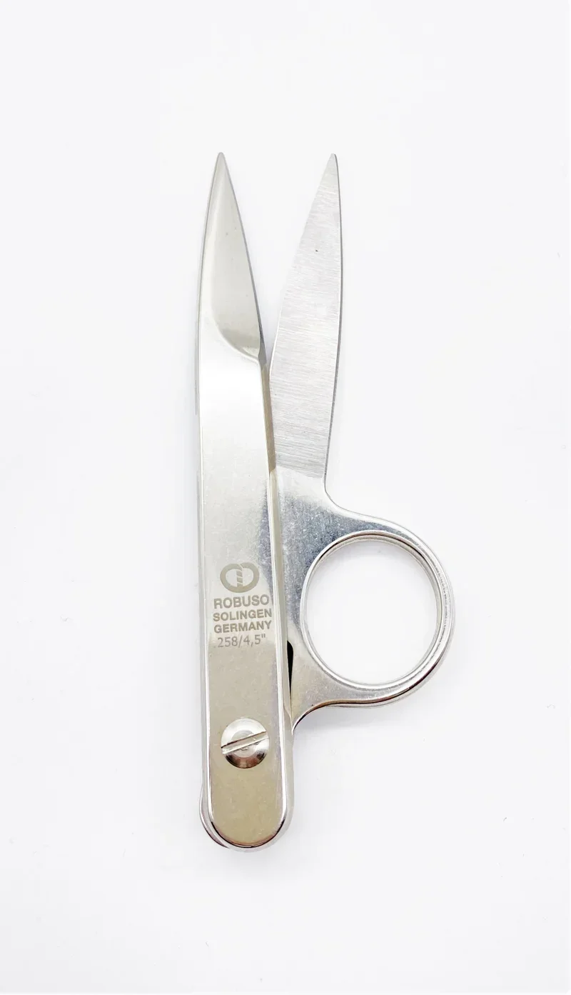 ROBUSO Single-Ring Weaver's Shears, Straight 4.5" ROBUSO Single-Ring Weaver's Shears, Straight 4.5"