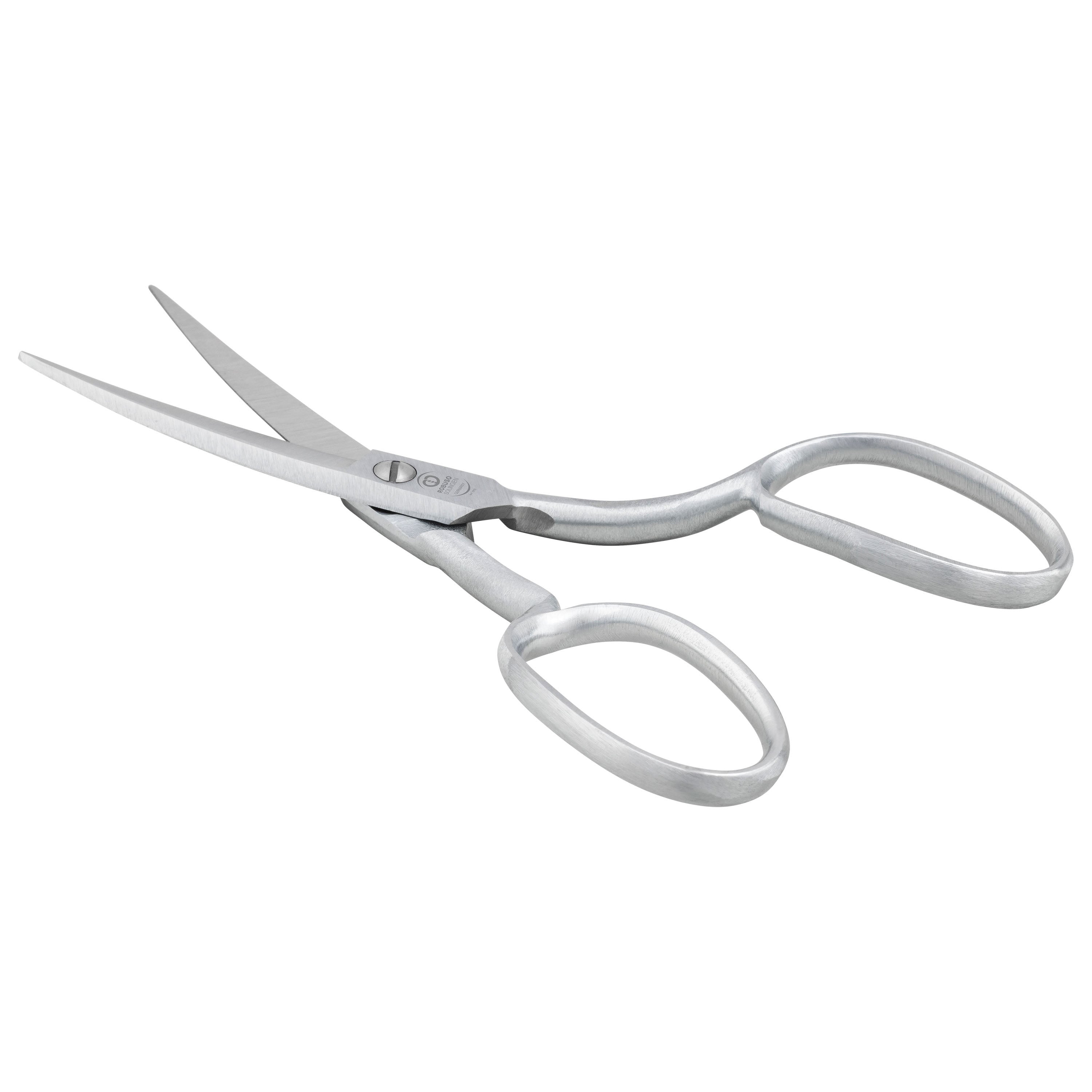 ROBUSO Mold Making Scissors, Curved + Offset 6"