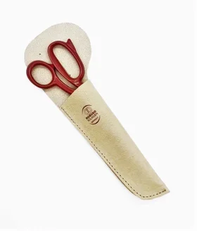 Bainha de couro para tesoura de alfaiate 10".