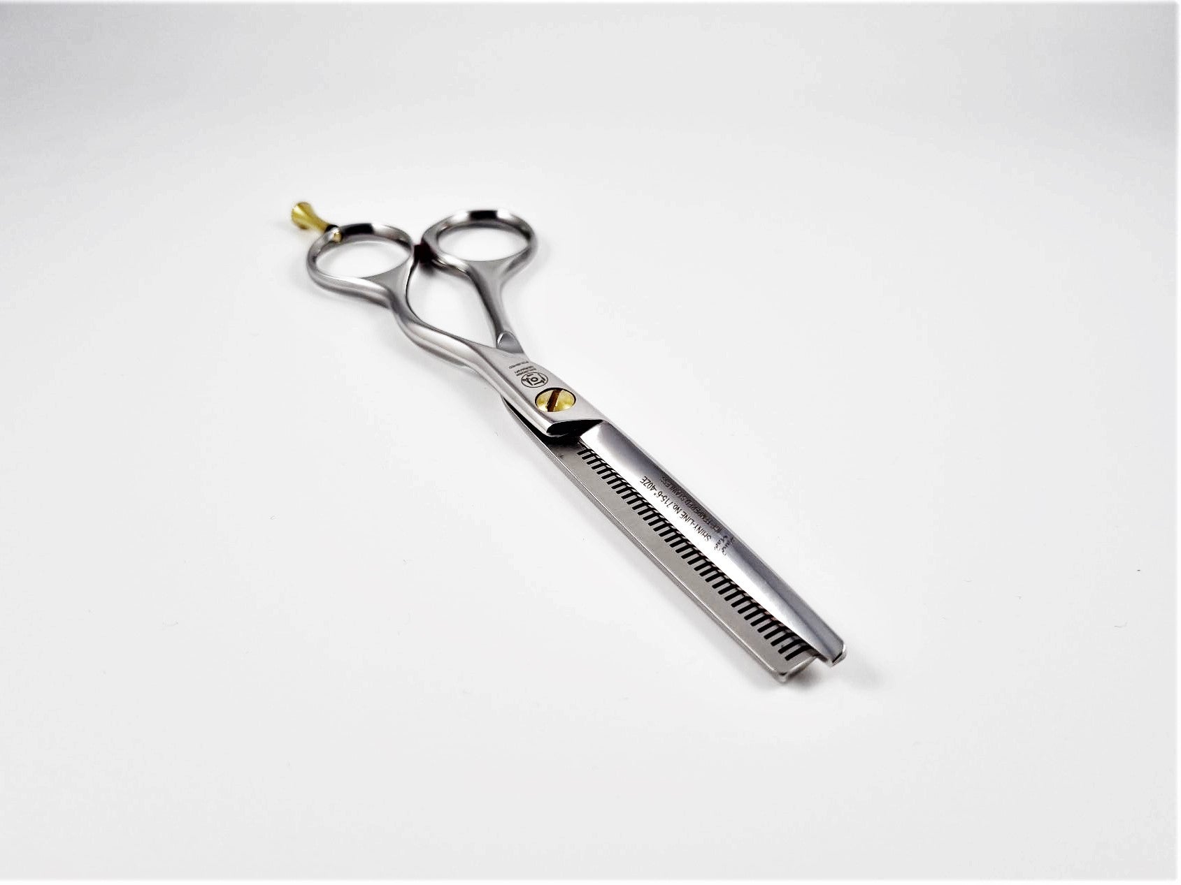 NTS Tijera de entresacar Ergo Shiny Line pulida 715-6.0 Tamaño – 6.0 pulgadas – 15,2 cm