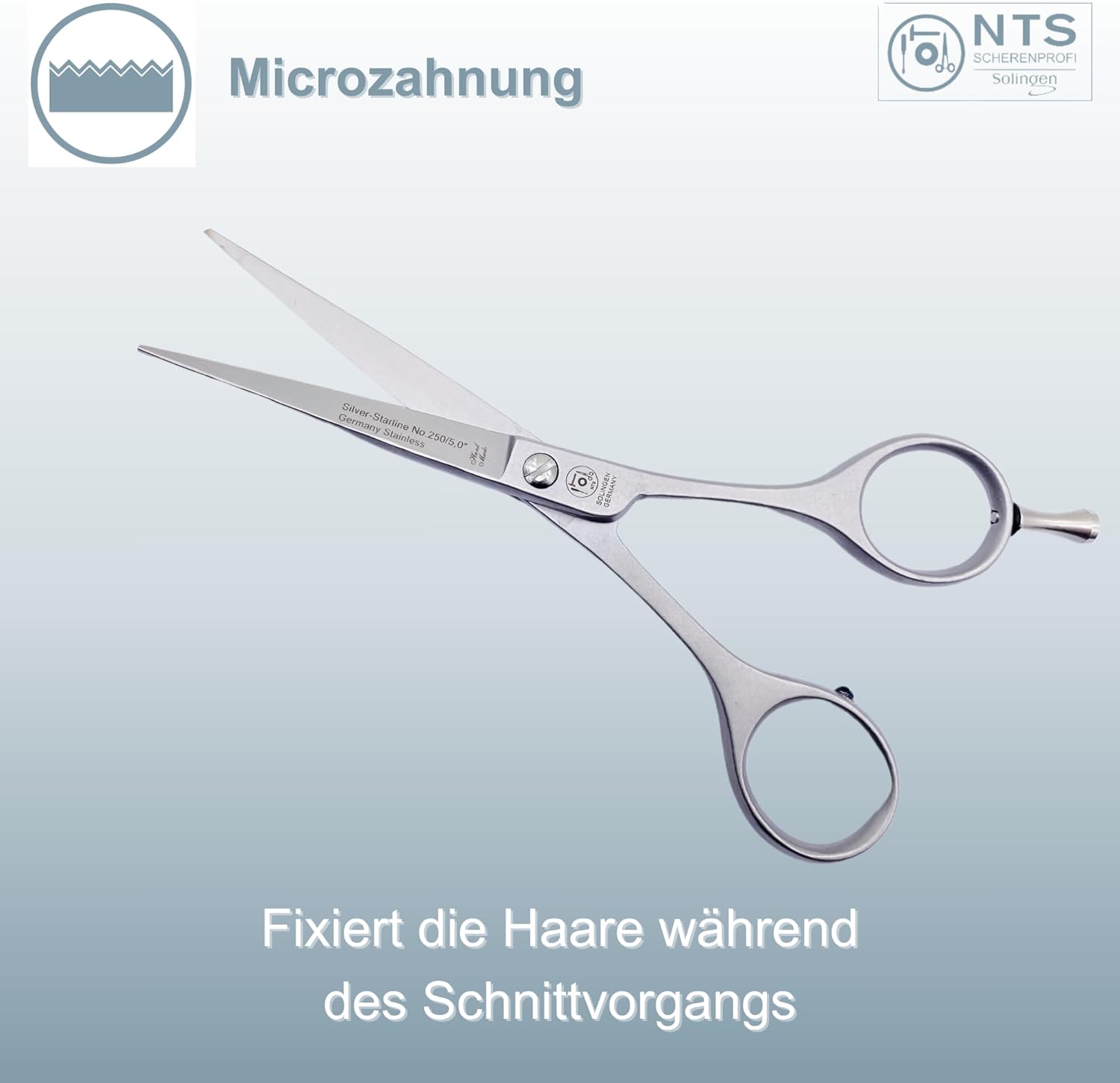 NTS Haarschere Silver Star Line 6,5"