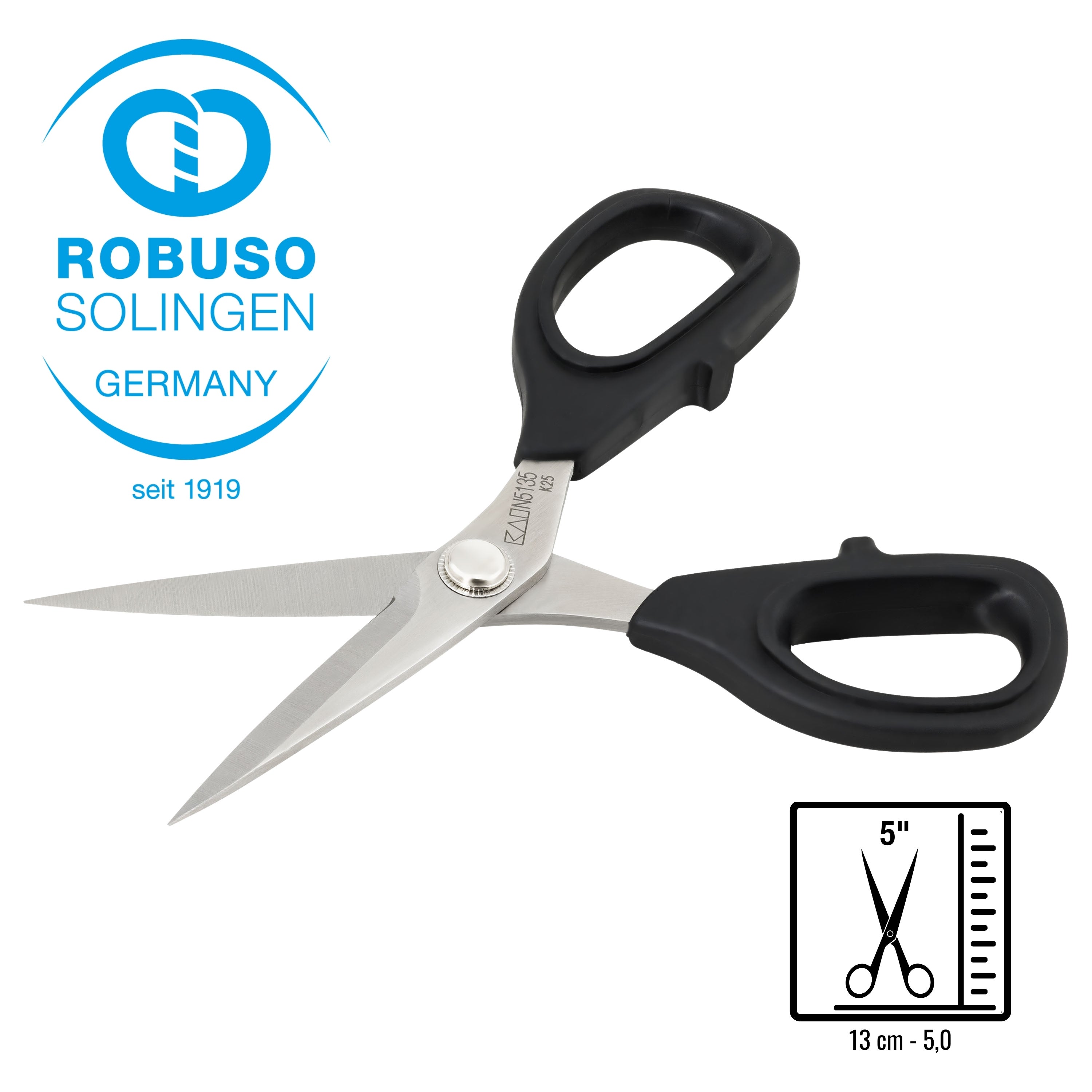 KAI Tesoura de Costura, aço inoxidável 5"