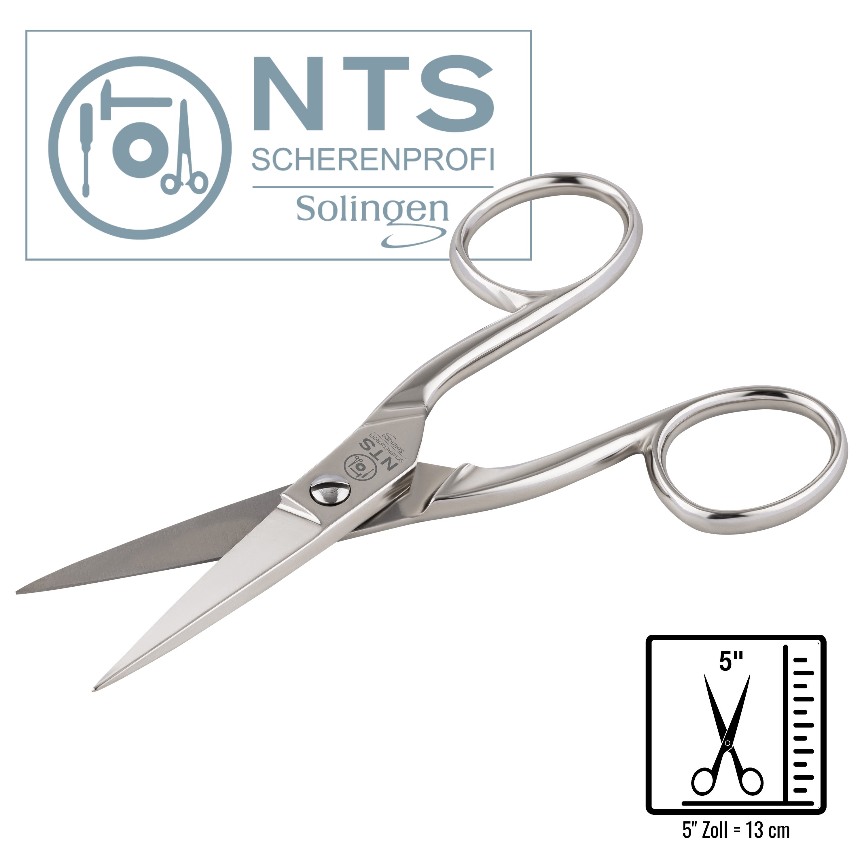 NTS Industrieschere spitz 5"