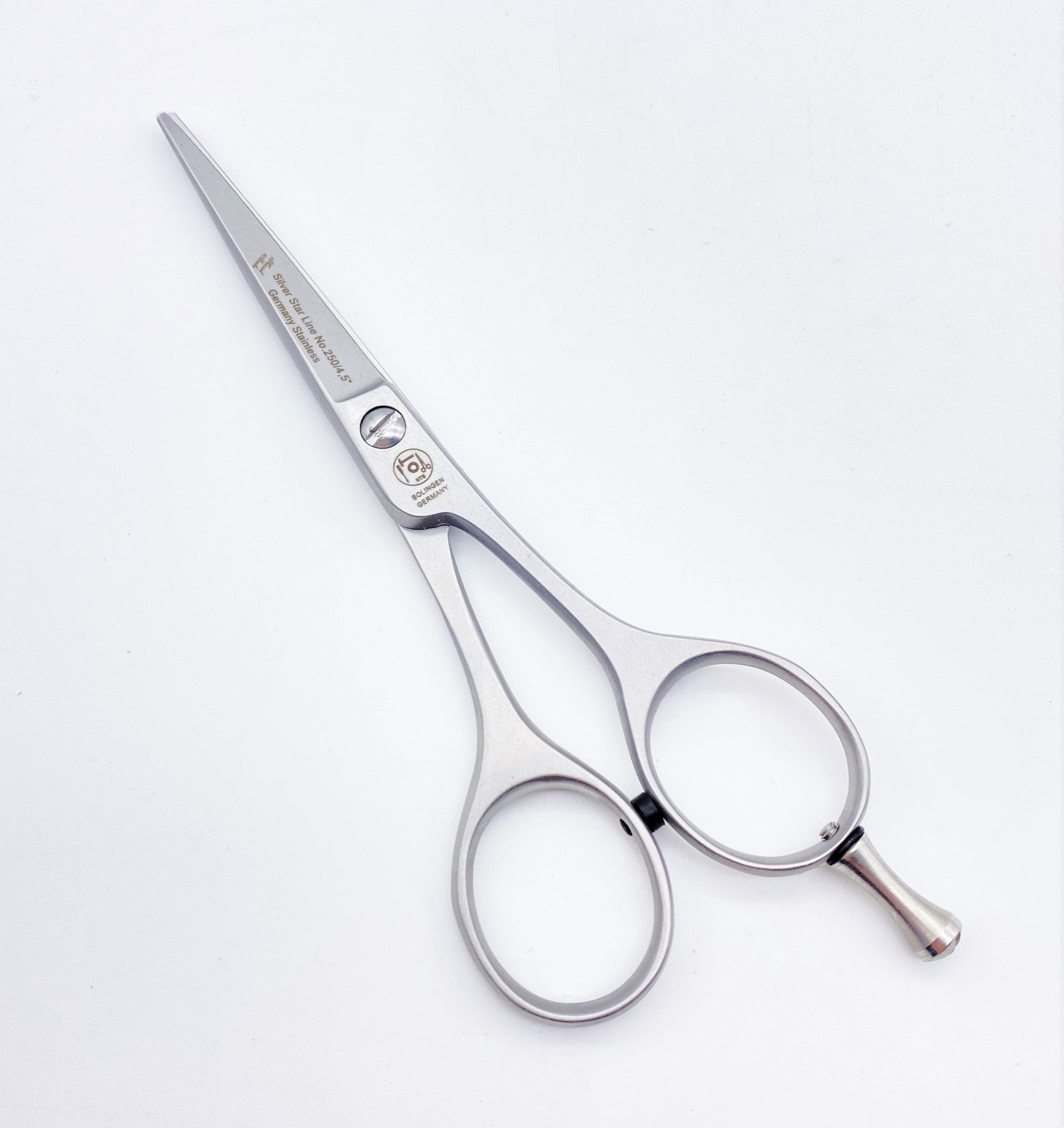 NTS Tijeras de peluquería Silver Star Line 250-4.5 – Tamaño 4.5 pulgadas – 11,4 cm