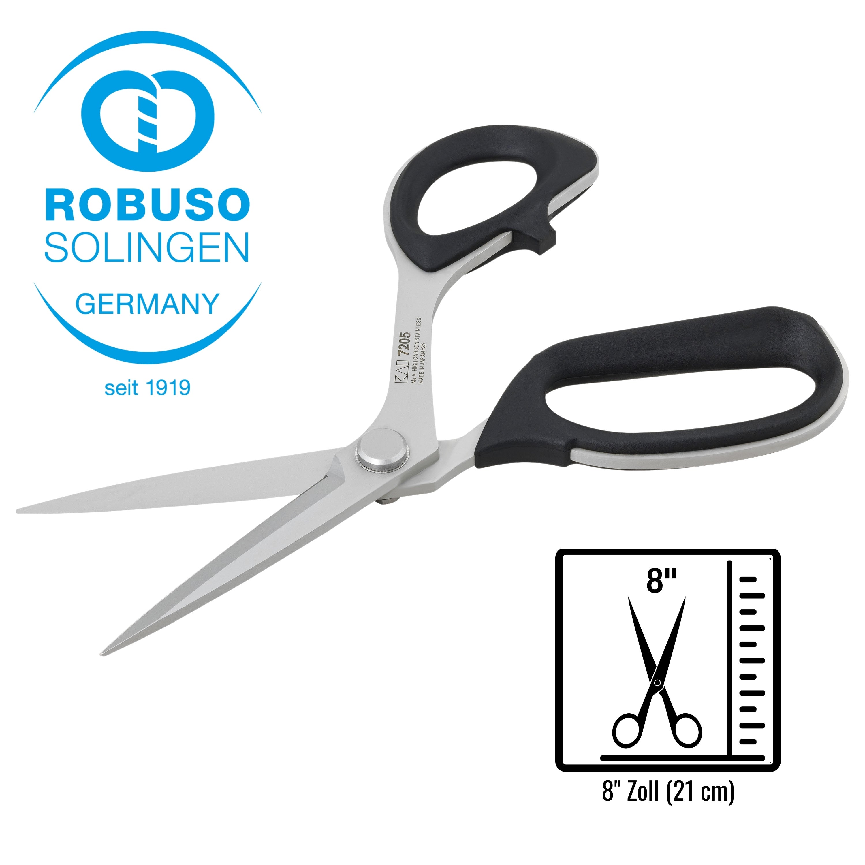 KAI 7205 Stainless Steel Shears, 8" KAI 7205 Stainless Steel Shears, 8"